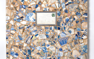 Margate Beach | Mosaic 3D Art (Broken Victorian Crockery From Margate Beach) | Victorian Wall Art | Russell West