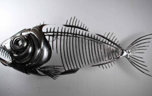 Fish XXII - Metal Sculpture By Russell West