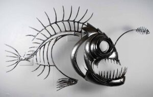 Fish XXIII - Metal Sculpture By Russell West